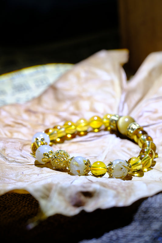 Crystal Amber Mystic Vine Bracelet