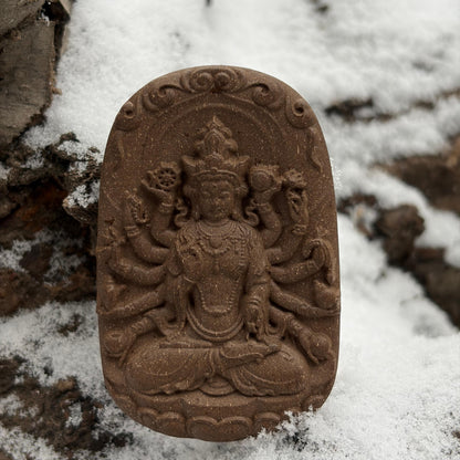 Quan Yin Herbal Guardian Incense Plaque