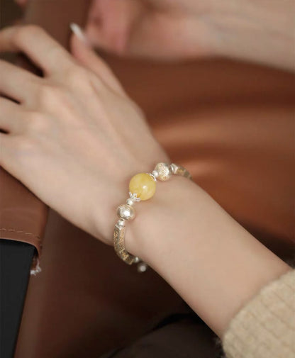 2026 New Nepalese Handmade Wax Bracelet 925 Sterling Silver Retro Ethnic Style