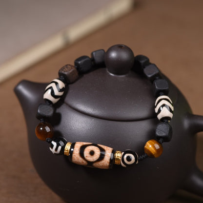 Vintage Dzi Bead Red Rope Luck Bracelet for Men Women, Wholesale