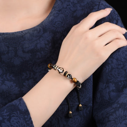 Vintage Dzi Bead Red Rope Luck Bracelet for Men Women, Wholesale