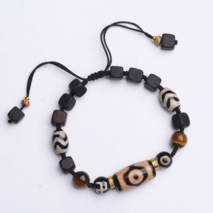 Vintage Dzi Bead Red Rope Luck Bracelet for Men Women, Wholesale