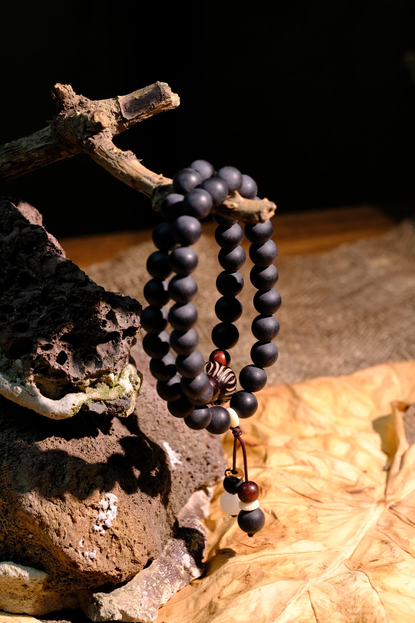 Mystic Black Zen Enlightenment Mala