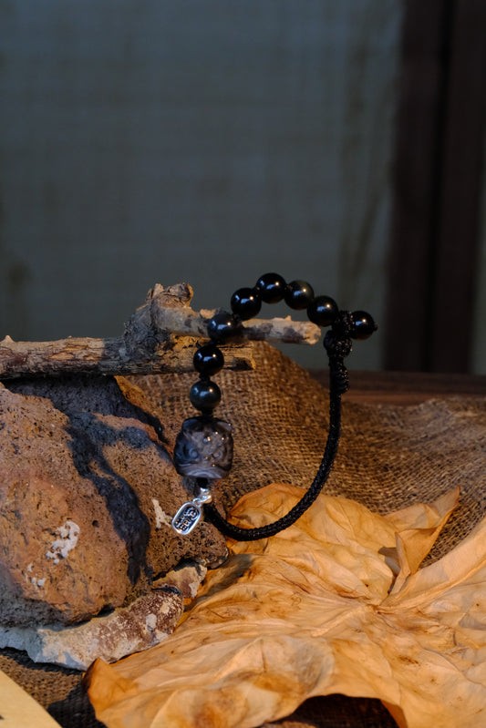 Mystic Obsidian Guardian Cord