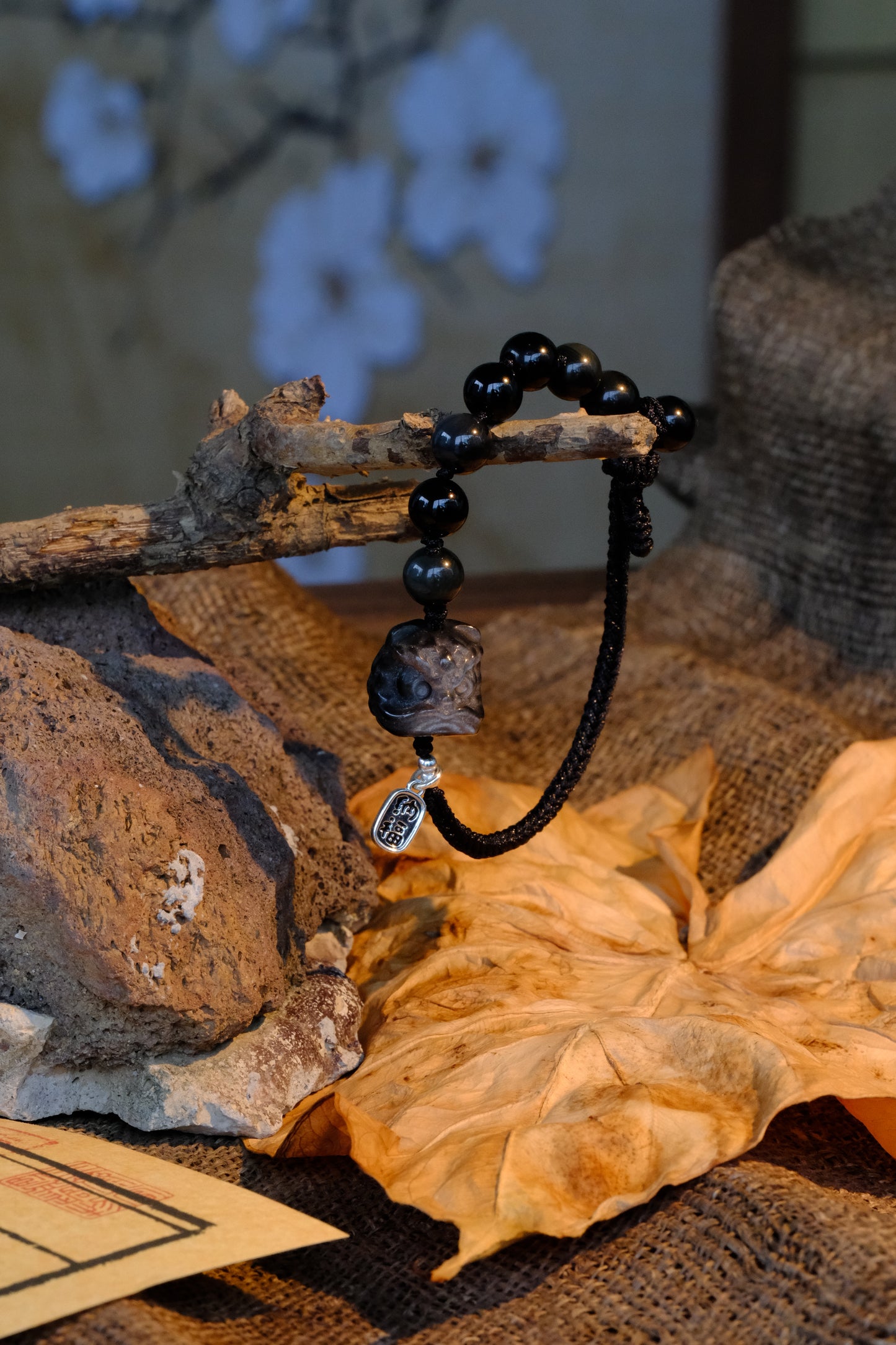 Mystic Obsidian Guardian Cord
