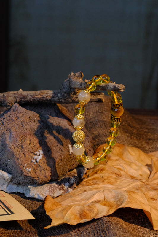 Crystal Amber Mystic Vine Bracelet