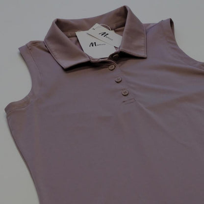 M&Miucy Sports jerseys Golf-Style Women's Sleeveless , Slim-Fit Outdoor Work & Casual Top