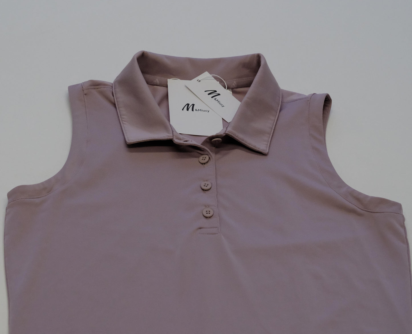 M&Miucy Sports jerseys Golf-Style Women's Sleeveless , Slim-Fit Outdoor Work & Casual Top