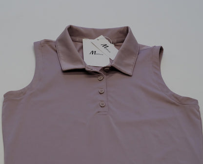 M&Miucy Sports jerseys Golf-Style Women's Sleeveless , Slim-Fit Outdoor Work & Casual Top