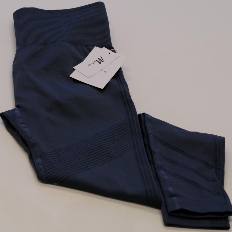 M&Miucy Women's High-Waisted Tummy Control Leggings, Stretch Slim-Fit Pants for Outerwear & Layering