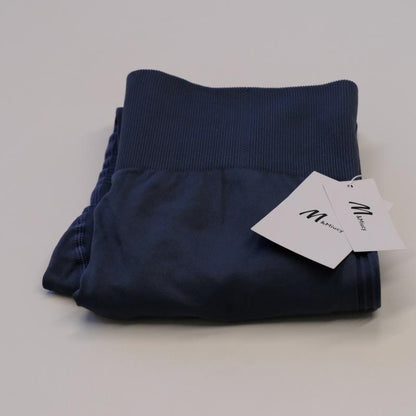 M&Miucy Women's High-Waisted Tummy Control Leggings, Stretch Slim-Fit Pants for Outerwear & Layering