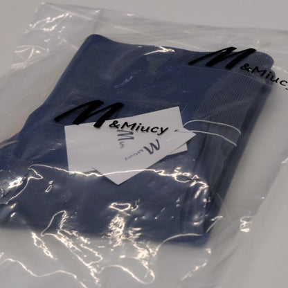 M&Miucy Women's High-Waisted Tummy Control Leggings, Stretch Slim-Fit Pants for Outerwear & Layering